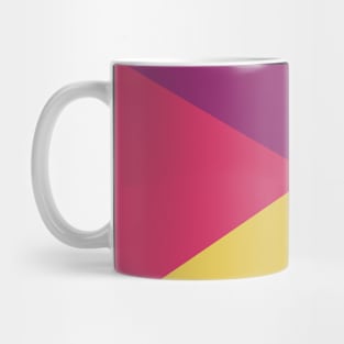 Triangle Of Sun Set Colors Pattern Mug